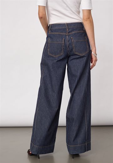 Co\' Couture - Sigga Stripe Pant - Denim Blue